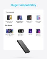 Anker Power Bank(PowerCore 10K), Compact Travel-Ready 10,000mAh Battery Pack with PowerIQ Charging Technology, 5V/3A High-Speed Charging for iPhone, iPad,and More (1, Black) - Image 7