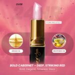 Essence Of Argan Pink Lip Stick for Cracked and Dry Lips - 100% Pure Argan Oil, Shea Butter, Jojoba Oil & Aloe Vera - Hydrating Long Lasting Lipstick - Deep Moisturizing Pink LipStick for Women - Image 2