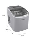 FRIGIDAIRE EFIC189-Silver Compact Ice Maker, 26 lb per Day, Silver - Image 9