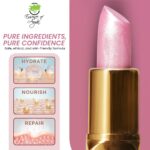 Essence Of Argan Pink Lip Stick for Cracked and Dry Lips - 100% Pure Argan Oil, Shea Butter, Jojoba Oil & Aloe Vera - Hydrating Long Lasting Lipstick - Deep Moisturizing Pink LipStick for Women - Image 5
