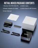 GMKtec Mini PC Intel Core i7-1185G7 (Turbo 4.8 GHz) 16GB DDR4 512GB SSD M2 Pro S Desktop Mini Computers WiFi 6, USB4.0, BT 5.2, DP, HDMI, RJ45 2.5G - Image 9