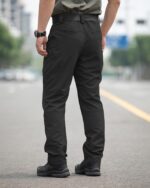 Men's Stretch Tactical Pants,Water Resistant Ripstop Cargo Pants,Lightweight Outdoor Work Hiking Pants with Pockets(No Belt) - Image 2