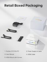 GMKtec Mini PC Ryzen 5 3500U (Beats N150/N97), 16GB RAM 512 SSD, 2.5GbE LAN Desktop Computer Office Home Business HTPC Proxmox, Triple 4K Display, HDMI 2.1, WiFi, BT, USB-C, DP - Image 9