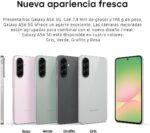 SAMSUNG Galaxy A56 5G 2025 with AI | 256GB, 8GB, Dual SIM | 6.7" 120Hz AMOLED, Water Resistant, Android 15 | International Model Factory Unlocked for T-Mobile, Global | 25W Charger Bundle (Light Gray) - Image 3