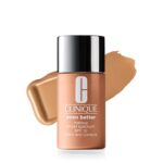 Suggest a better title and return a single title only without any other comments: Clinique Even Better Makeup Liquid Foundation SPF 15 With Vitamin C For Dry + Oily Combination Skin Types | Medium Coverage + Natural Finish | Evens Skin Tone + Reduces Dark Spots