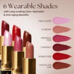 Essence Of Argan Pink Lip Stick for Cracked and Dry Lips - 100% Pure Argan Oil, Shea Butter, Jojoba Oil & Aloe Vera - Hydrating Long Lasting Lipstick - Deep Moisturizing Pink LipStick for Women - Image 9