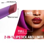 LANGMANNI 8Pcs 2-in-1 Velvet Matte Lipstick Set | All-in-One Lip Liner & Full-Size Lipstick in Unique Teardrop Shape,Gift For Women Makeup Set - Image 5