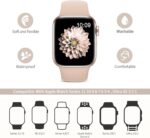 6 Pack Sport Bands Compatible with Apple Watch Band 38mm 40mm 41mm 42mm 44mm 45mm 49mm 46mm,Silicone Waterproof Strap for iWatch Apple Watch Series 11 10 9 Ultra 8 7 6 5 4 3 2 1 SE Women Men - Image 2