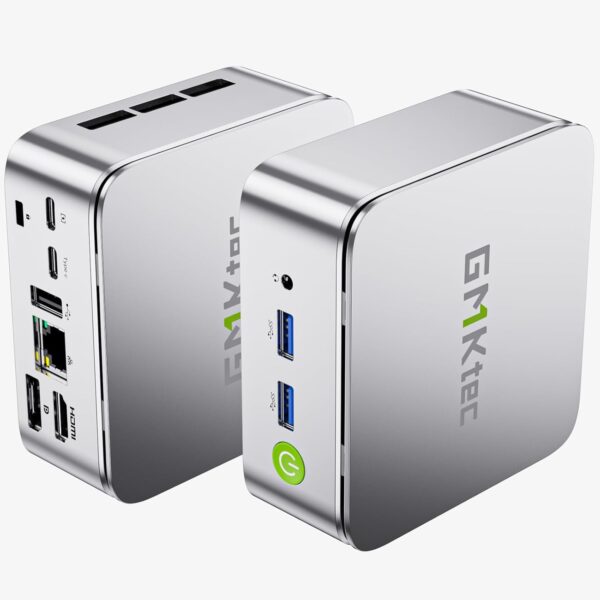 GMKtec Mini PC Ryzen 5 3500U (Beats N150/N97), 16GB RAM 512 SSD, 2.5GbE LAN Desktop Computer Office Home Business HTPC Proxmox, Triple 4K Display, HDMI 2.1, WiFi, BT, USB-C, DP
