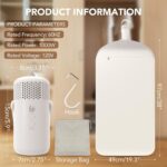 Portable Clothes Dryer, Compact Portable Dryer Machine for Apartment, RV, Travel - Premium 1000w Mini Dryer with Dry Bag, Hook for Light Clothes, Underwear - Image 9