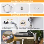 Portable Washing Machine 17.7lbs Full-Automatic Compact Washer Machine for Apartment, 10 Wash Program Small Portable Washer for Dorm, Apartment, RV, Home, Gold - Image 4