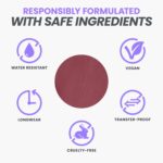 Wonderskin Lipliner Pencil - 360 Contour Lipliner, Long Lasting, Sharpenable Lip Pencil, Waterproof and Transfer-Proof Nude Lip Liner (Mauve) - Image 5