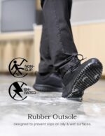 Bruno Marc Men's Non Slip Work Shoes Walking Zapatos Trabajo Black & Lightweight Sneakers Food Service Chef Kitchen Restaurant - Image 4