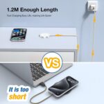 for MagSafe Charger: Magnetic Wireless Charging Pad for iPhone 17 16 15 14 13 12 Series & AirPods 4-2 Pro, Strong Magnet, Aluminum Alloy, USB-C/A Ports, Ultra-Thin & Portable, Ideal for Desk & Bedside - Image 7