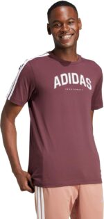 Adidas Mens Codes Collegiate Linear Graphic T-Shirt - Image 4