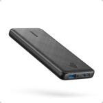Anker Power Bank(PowerCore 10K), Compact Travel-Ready 10,000mAh Battery Pack with PowerIQ Charging Technology, 5V/3A High-Speed Charging for iPhone, iPad,and More (1, Black)