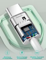 𝟐𝟎𝟐𝟔 𝐔𝐩𝐠𝐫𝐚𝐝𝐞𝐝 USB C for Apple Watch Charger Magnetic Fast Charging Cable Portable Wireless Charging Compatible with iWatch Series 11/10/9/8/7/6/5/4/3/2 - Image 5