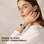 6 Pack Nylon Sport Loop Band Compatible with Apple Watch Band 38mm 40mm 41mm 42mm 44mm 45mm 46mm 49mm Women Men, Soft Adjustable Braided Replacement Straps for iWatch Series 11 10 9 8 7 6 5 4 3 2 1 SE Ultra - Image 7