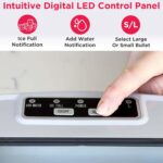 FRIGIDAIRE EFIC189-Silver Compact Ice Maker, 26 lb per Day, Silver - Image 6