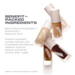 Suggest a better title and return a single title only without any other comments: Morphe Lightform Dewy Foundation - Extended Hydration Foundation Makeup with a Lasting, Natural Radiant Finish - Long-Wearing Formula with Buildable, Medium Coverage - Light 05N (1.01 fl oz) - Image 8