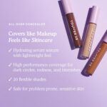 Suggest a better title and return a single title only without any other comments: Tower 28 Swipe Serum Concealer - Hydrating Medium-Full Coverage Concealer + Under Eye Brightener - Skin Care Infused Makeup with Hyaluronic Acid + Soothing Centella - 4.0 Light/Medium Cool (0.22 oz) - Image 2