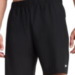 Reebok Men's Jumpstart 8” Short, Standard Fit, Lightweight Poly Fabric