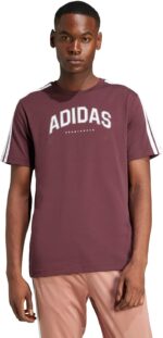 Adidas Mens Codes Collegiate Linear Graphic T-Shirt