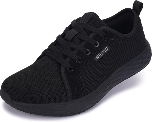 WHITIN Women's Wide Toe Box Walking Shoes | Wide Width Fashion Tennis Sneakers | Zero Drop & Rubber Outsole