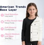 Thermal Underwear for Kids Toddler Winter Base Layer Long Johns Sets for Girls Boys - Image 4