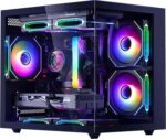 Prebuilt Gaming Desktop Computer | 16G DDR4 RAM | 512G SSD | AMD Ryzen5 6Cores 3.6G Up to 4.1G | RX 560 4G Graphics Card | Wi-Fi 6 | Gamer PC Black - Image 6