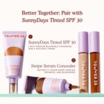 Suggest a better title and return a single title only without any other comments: Tower 28 Swipe Serum Concealer - Hydrating Medium-Full Coverage Concealer + Under Eye Brightener - Skin Care Infused Makeup with Hyaluronic Acid + Soothing Centella - 4.0 Light/Medium Cool (0.22 oz) - Image 7