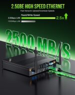 GMKtec Mini PC Intel Core i9 13900HK(Turbo 5.4GHz) 32GB DDR5 2TB SSD NVMe Mini Computers Workstation Quad 8K Display, 8XUSB Ports/COM/HDMI/DP 2.5G LAN WiFi6 & BT 5.2 Office Business K10 - Image 9