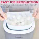 FRIGIDAIRE EFIC189-Silver Compact Ice Maker, 26 lb per Day, Silver - Image 4