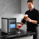 Antarctic Star Nugget Ice Maker Countertop - 44LB/Day, Self-Cleaning Portable Ice Machine with LED Display, 10-15 Minute Fast Ice Making for Home/Office/Bar - Image 8