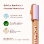 Suggest a better title and return a single title only without any other comments: Tower 28 Swipe Serum Concealer - Hydrating Medium-Full Coverage Concealer + Under Eye Brightener - Skin Care Infused Makeup with Hyaluronic Acid + Soothing Centella - 4.0 Light/Medium Cool (0.22 oz) - Image 4