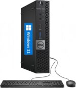 Dell Optiplex 7050 Mini PC, Computer Windows 11 Pro, Intel Core i7-6th, 8GB RAM, 256GB SSD, WiFi, 4K Supported 7050 Micro Desktop Core i7 PC (Renewed)