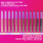 LANGMANNI 8Pcs 2-in-1 Velvet Matte Lipstick Set | All-in-One Lip Liner & Full-Size Lipstick in Unique Teardrop Shape,Gift For Women Makeup Set - Image 7