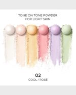 Suggest a better title and return a single title only without any other comments: Guerlain Météorites Light Revealing Pearls of Powder, Shade 2 Clair/Light (2 x 0.29 oz Jars) Duo Set with Travel Brush, Finishing/Illuminating Powder - Image 3