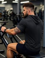 MAGCOMSEN Men's Short Sleeve Hoodie Workout Gym Athletic Cotton Lightweight Hooded T Shirts Sweatshirt - Image 2