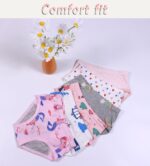 Suggest a better title and return a single title only without any other comments: Sladatona Girls Potty Trainer Underwear Toddler Girls Briefs - Image 6