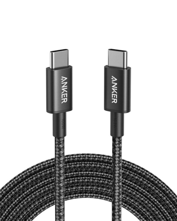 Anker USB C to USB C Cable, Type-C Charging Cord Fast Charge(10FT,100W), for iPhone 17/17 pro, MacBook and More(Black)