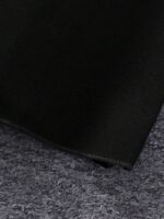 Suggest a better title and return a single title only without any other comments: OYOANGLE Girl's Formal Wear 2 Piece Outfits Button Ruffle Hem Puff Sleeve Blazer and Flare Pants Suit Set - Image 5