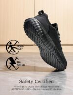 Bruno Marc Men's Non Slip Work Shoes Walking Zapatos Trabajo Black & Lightweight Sneakers Food Service Chef Kitchen Restaurant - Image 6