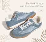 LUCKY STEP Women's Retro Casual Fashion Sneakers Classic Anti-Slip Neutral Walking Shoes Stylish Trainers Tennis Trendy Footwear - Image 4