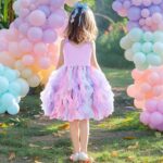 Suggest a better title and return a single title only without any other comments: Tutu Dress for Girls Sparkly Sequin Tulle Princess Birthday Party Dress for Toddler Girls Prom Sneaker Ball Gown - Image 3