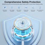 for MagSafe Charger: Magnetic Wireless Charging Pad for iPhone 17 16 15 14 13 12 Series & AirPods 4-2 Pro, Strong Magnet, Aluminum Alloy, USB-C/A Ports, Ultra-Thin & Portable, Ideal for Desk & Bedside - Image 3