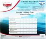Disney Boys' Pixar Cars Exclusive 12pk Unboxing of Briefs for Potty Training Fun With Success Chart & Stickers 2/3t-5t - Image 4
