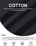 MAGCOMSEN Men's Short Sleeve Hoodie Workout Gym Athletic Cotton Lightweight Hooded T Shirts Sweatshirt - Image 5