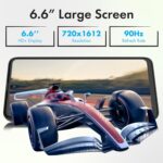 NUU N10 Basic Cell Phone for T-Mobile, Mint, Metro, Qlink, Tello and More 4GB/128GB, Perfect for Teenagers, Dual SIM 4G, Octa-Core 6.6" 90Hz HD+, Unlocked Phones Android Phone 15, US Warranty (Black) - Image 7