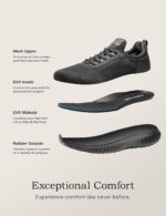 Bruno Marc Men's Non Slip Work Shoes Walking Zapatos Trabajo Black & Lightweight Sneakers Food Service Chef Kitchen Restaurant - Image 7